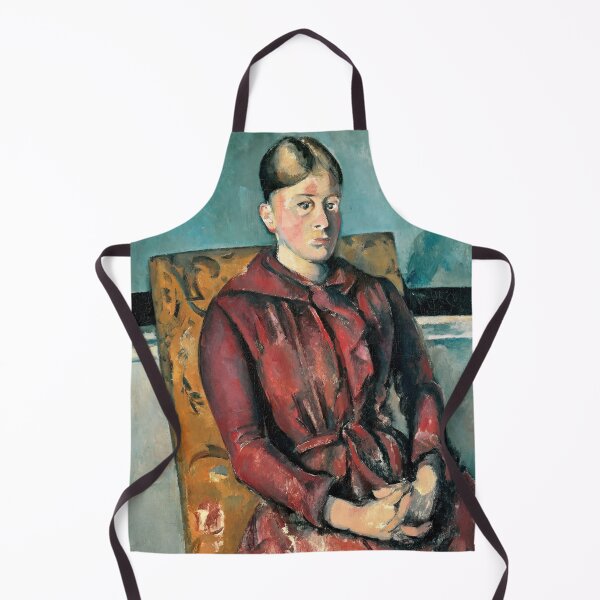 Item preview, Madame Cezanne in a Yellow Armchair by Paul Cézanne: Post Impressionist Portrait designed and sold by artofuniverse.