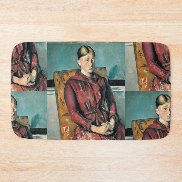 Item preview, Madame Cezanne in a Yellow Armchair by Paul Cézanne: Post Impressionist Portrait designed and sold by artofuniverse.