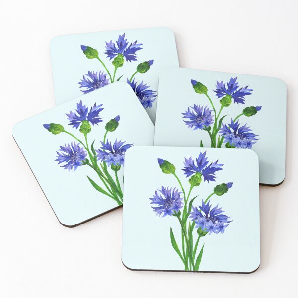 Item preview, Blue cornflowers flowers of Ukraine. Bouquet of cornflowers Petrykivka art  designed and sold by Sunflower-7.