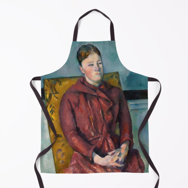 Item preview, Madame Cezanne in a Yellow Chair by Paul Cézanne: Post Impressionist Portrait designed and sold by artofuniverse.