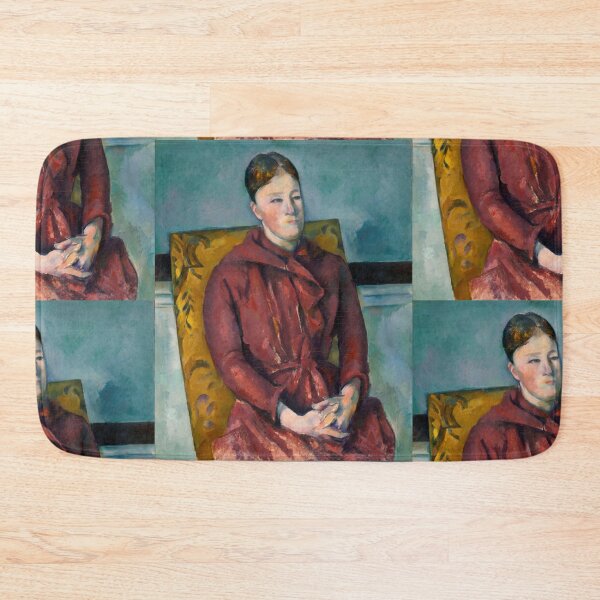 Item preview, Madame Cezanne in a Yellow Chair by Paul Cézanne: Post Impressionist Portrait designed and sold by artofuniverse.