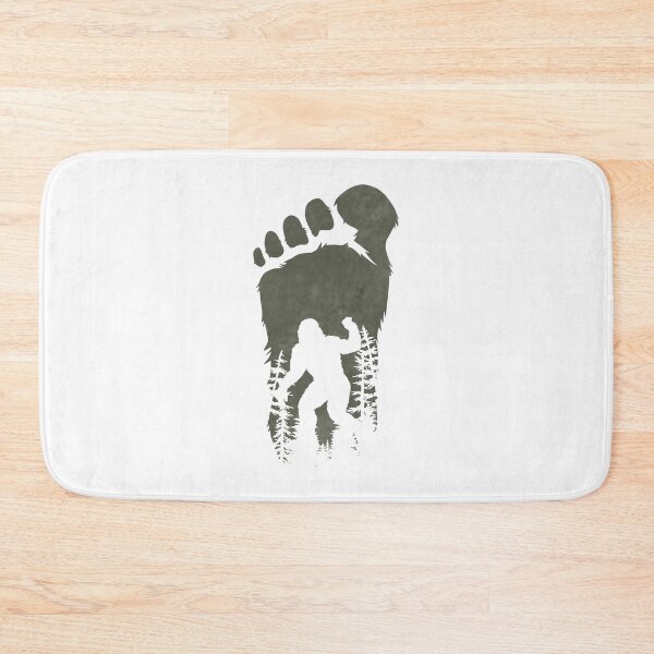 Item preview, Bigfoot Footprint Forest Silhouette Design designed and sold by Gallory Hive.