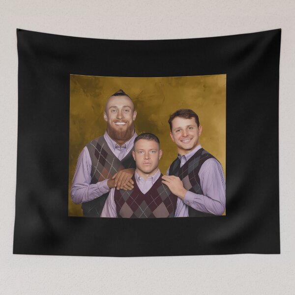 Item preview,  Christian Mccaffrey George Kittle Brock Pr designed and sold by Rahul Muliyana.
