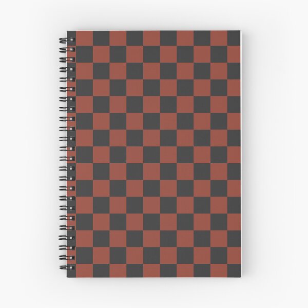 Item preview, Rust And Charcoal Checkered Pattern designed and sold by pattern-archive.