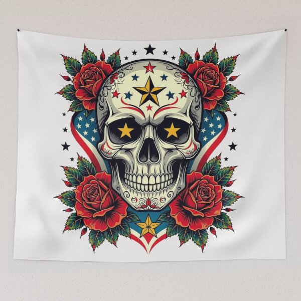 Item preview, Skull Tattoo Artwork designed and sold by Planetporridge.