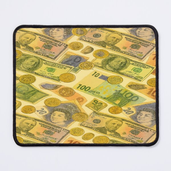 Item preview, The Colour of Money – Falling Banknotes & Coins Pattern designed and sold by nigejohn.