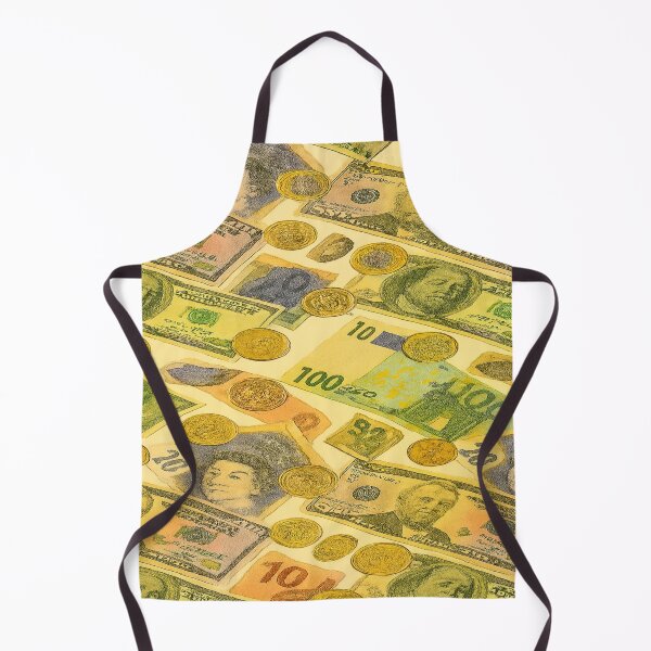 Item preview, The Colour of Money – Falling Banknotes & Coins Pattern designed and sold by nigejohn.