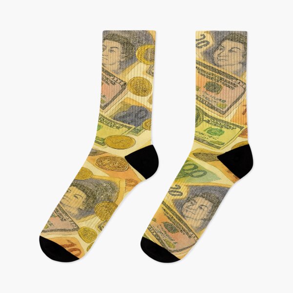 Item preview, The Colour of Money – Falling Banknotes & Coins Pattern designed and sold by nigejohn.