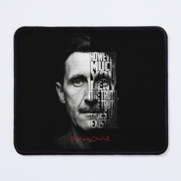 Item preview, George Orwell Splitface Quote Poster designed and sold by Enea Kelo.