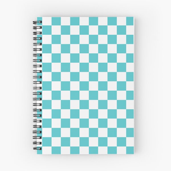 Item preview, White And Aqua Checkered Pattern designed and sold by pattern-archive.