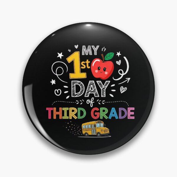 Item preview, My First Day of Third 3rd Grade School Bus Kids Girls Boys  designed and sold by clothesy7.