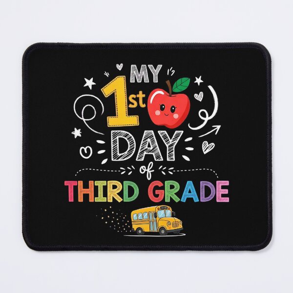 Item preview, My First Day of Third 3rd Grade School Bus Kids Girls Boys  designed and sold by clothesy7.
