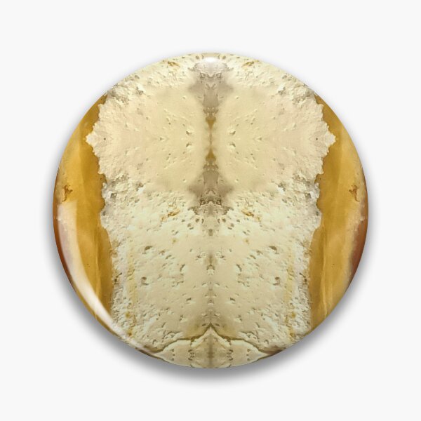 Item preview, Golden amber mineral geode kaleidoscope pattern designed and sold by Xieurabbit.