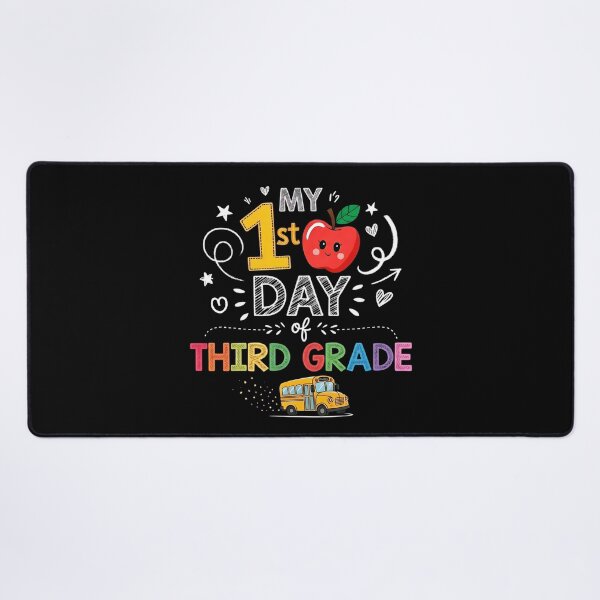 Item preview, My First Day of Third 3rd Grade School Bus Kids Girls Boys  designed and sold by clothesy7.