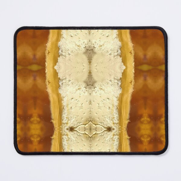 Item preview, Golden amber mineral geode kaleidoscope pattern designed and sold by Xieurabbit.