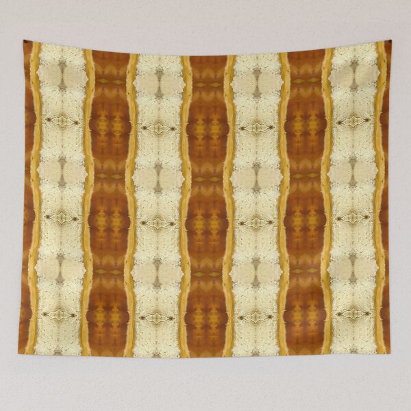 Item preview, Golden amber mineral geode kaleidoscope pattern designed and sold by Xieurabbit.