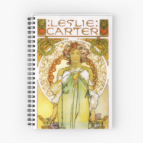 Item preview, LESLIE CARTER (1908) - Vintage Art Nouveau Theater Poster designed and sold by stevepmp.