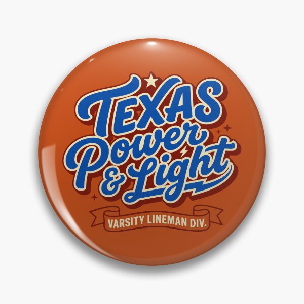 Item preview, Varsity Lineman Div. - Retro Texas Power & Light designed and sold by Cozy-Old-Pub.