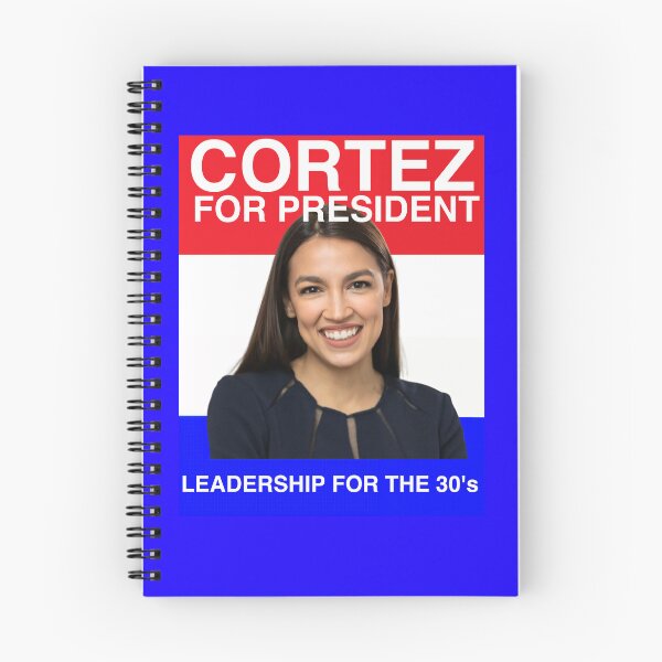 Item preview, AOC FOR PRESIDENT retro JFK style.  designed and sold by Cat Haven & Rescue .