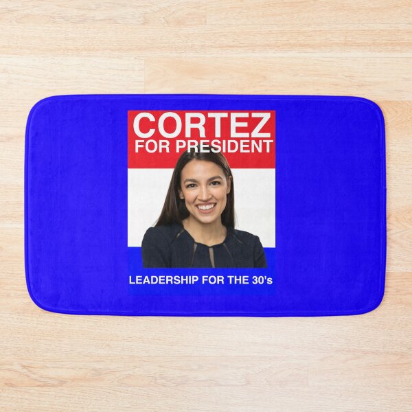 Item preview, AOC FOR PRESIDENT retro JFK style.  designed and sold by Cat Haven & Rescue .