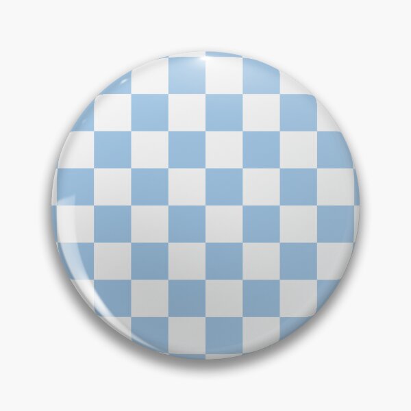 Item preview, White And Baby Blue Checkered Pattern designed and sold by pattern-archive.