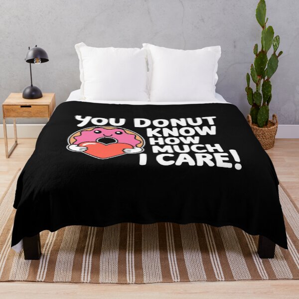 Item preview, You Donut Know How Much I Care! Cute Kawaii Donut Pun designed and sold by PMCreative.