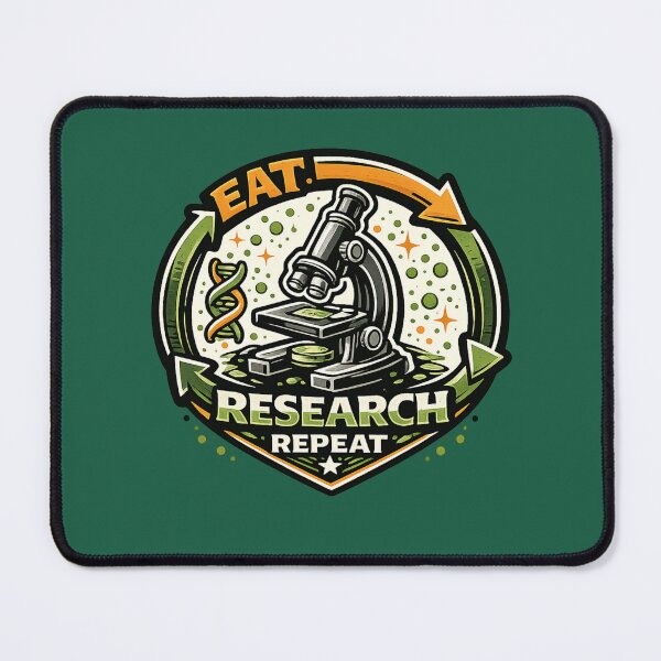 Item preview, Eat Sleep Research Repeat designed and sold by Tender Flower Clothing.
