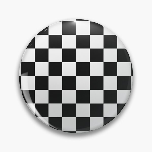 Item preview, White And Black Checkered Pattern designed and sold by pattern-archive.