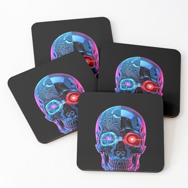 Item preview, Cybernetic Neon Skull Design by NK-Studios designed and sold by NK-Studios .