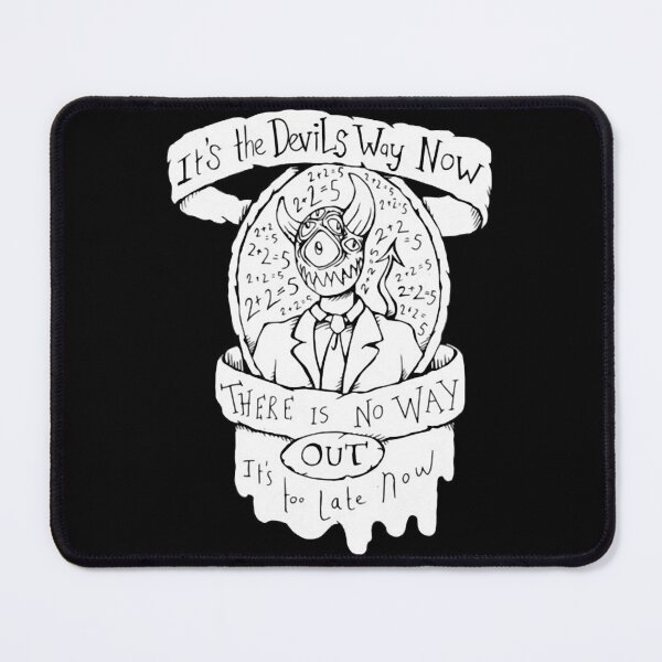 Item preview, Radiohead Illustrated Lyrics It's The Devils Way Now There Is No Way Out It's Too Late Now designed and sold by redrose033.