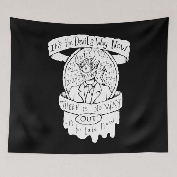 Item preview, Radiohead Illustrated Lyrics It's The Devils Way Now There Is No Way Out It's Too Late Now designed and sold by redrose033.