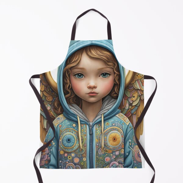 Item preview, Angel youngster with wings wearing a hoodie designed and sold by Colin Bentham.