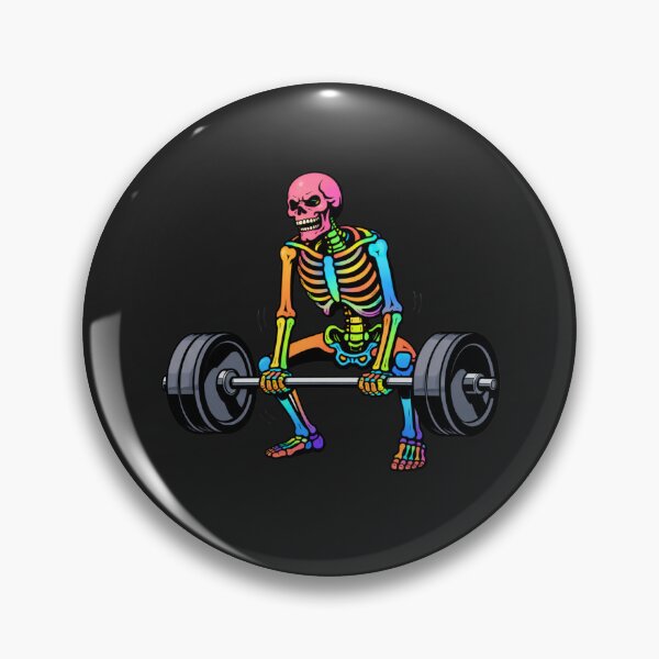 Item preview, Gym Beast Skeleton – Hardcore Fitness Grind Aesthetic Art designed and sold by ColorSplash123.