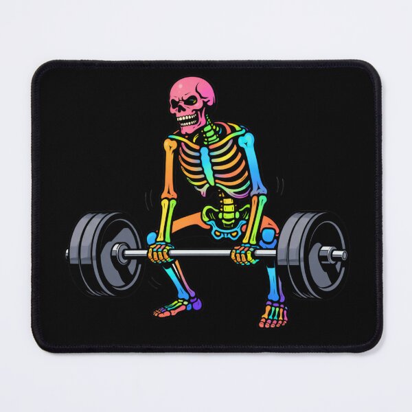 Item preview, Gym Beast Skeleton – Hardcore Fitness Grind Aesthetic Art designed and sold by ColorSplash123.