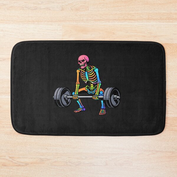 Item preview, Gym Beast Skeleton – Hardcore Fitness Grind Aesthetic Art designed and sold by ColorSplash123.
