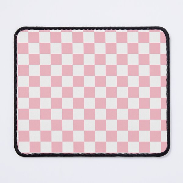 Item preview, White And Blush Checkered Pattern designed and sold by pattern-archive.