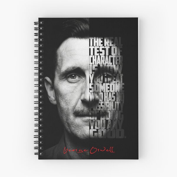 Item preview, George Orwell Splitface Quote Poster  designed and sold by Enea Kelo.