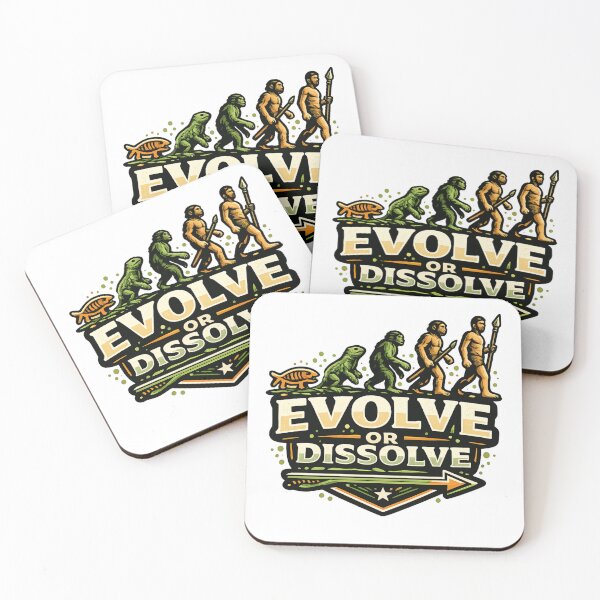 Item preview, Evolve Or Dissolve Evolution designed and sold by Tender Flower Clothing.