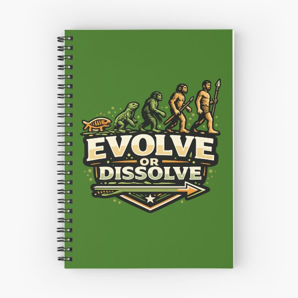 Item preview, Evolve Or Dissolve Evolution designed and sold by Tender Flower Clothing.