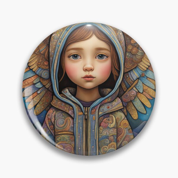 Item preview, Angel youngster with wings wearing a hoodie designed and sold by Colin Bentham.