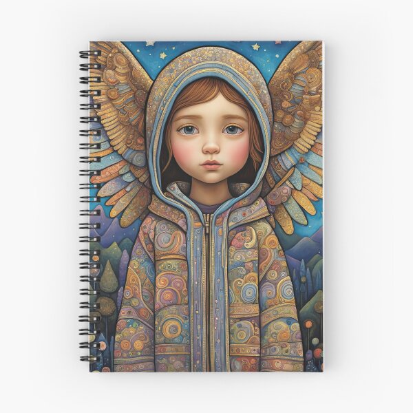 Item preview, Angel youngster with wings wearing a hoodie designed and sold by Colin Bentham.
