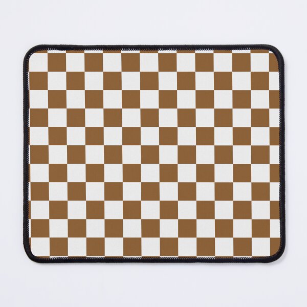 Item preview, White And Bronze Checkered Pattern designed and sold by pattern-archive.