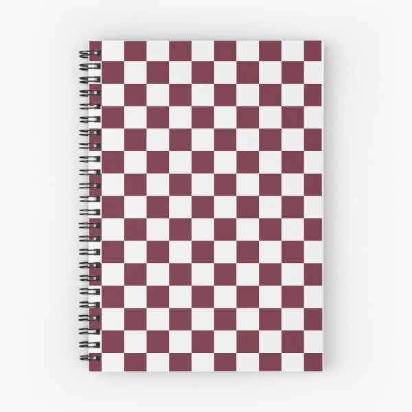 Item preview, White And Burgundy Checkered Pattern designed and sold by pattern-archive.