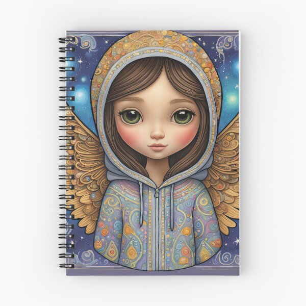 Item preview, Angel youngster with wings wearing a hoodie designed and sold by Colin Bentham.