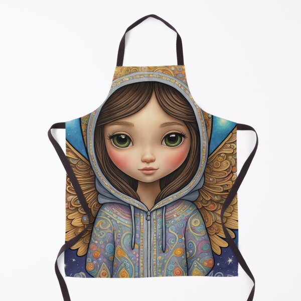 Item preview, Angel youngster with wings wearing a hoodie designed and sold by Colin Bentham.