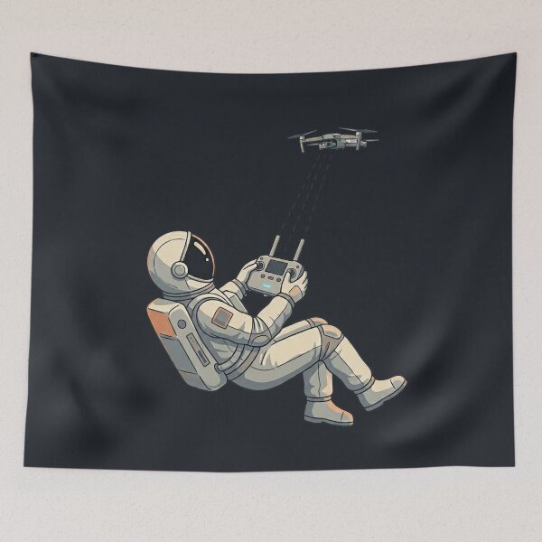 Item preview, space discovered Drone Pilot Flying  designed and sold by badrobcheb1.