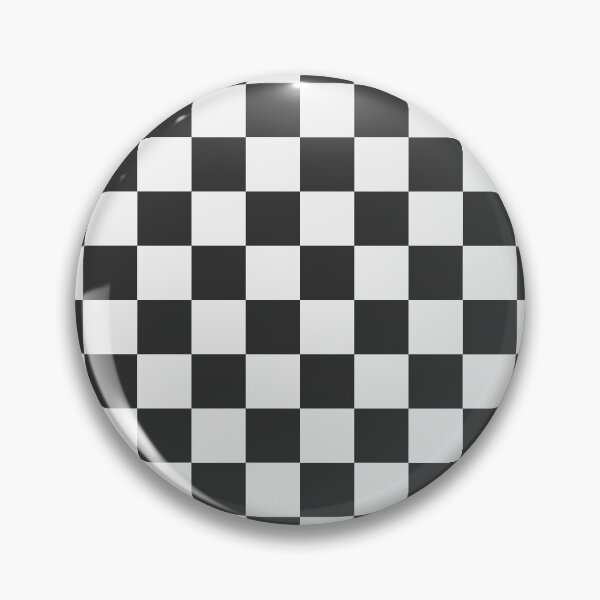 Item preview, White And Charcoal Checkered Pattern designed and sold by pattern-archive.