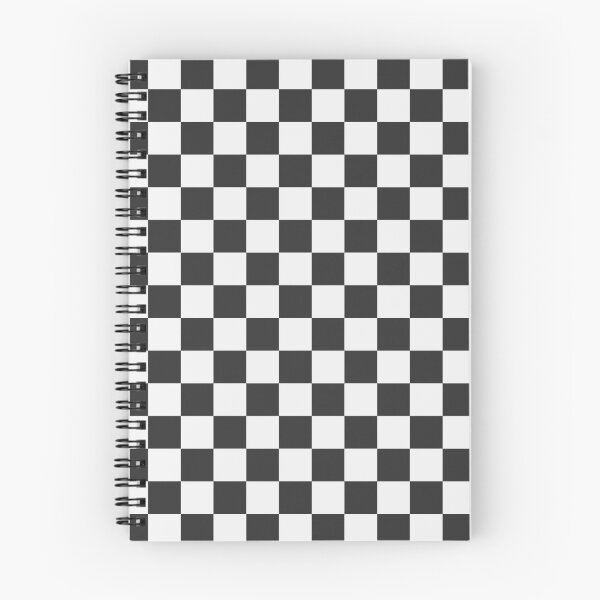 Item preview, White And Charcoal Checkered Pattern designed and sold by pattern-archive.