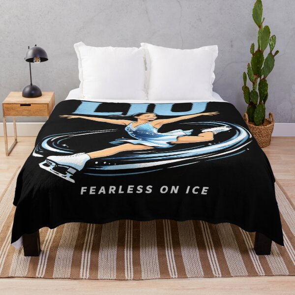 Item preview, LIU Fearless On Ice | Dynamic Figure Skater Grace Art designed and sold by Supri123.