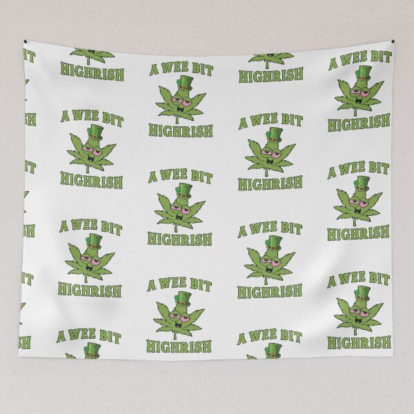 Item preview, A Wee Bit Highrish | Funny Saint Patrick's Day designed and sold by Thread&Fable.